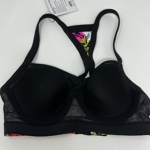 Victoria's Secret VSX White Floral Angel Sports Bra - Picture 8 of 9